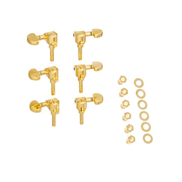 Grover 106G Locking Rotomatic Tuners/Machine Heads, 3-Per-Side, Gold