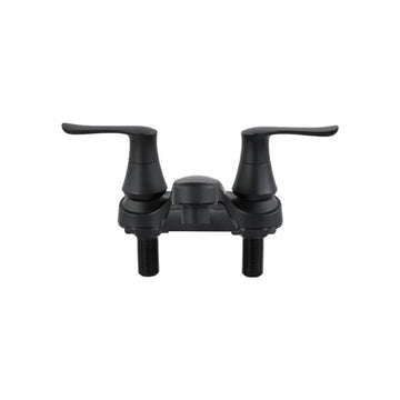 Sink Faucet Kit - 4in Water Spout, Non-Metallic Dark Bath Fixtures