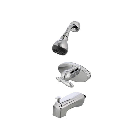 Shower Diverter Kit - Chrome Bathroom Shower Faucet and High Flow Shower