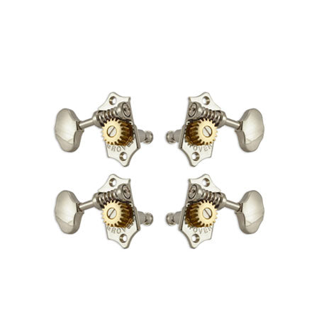 Sta-tite™ U98 series geared ukulele pegs nickel set of 2 + 2