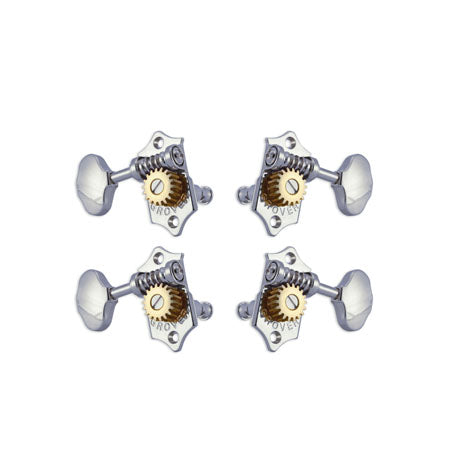 Sta-tite™ U99 series geared ukulele pegs chrome set of 2 + 2