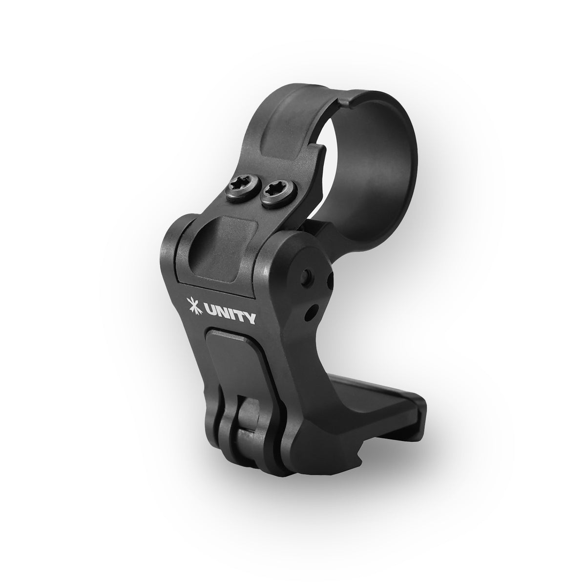 Unity Fast Mounts Risers Magnifier Unity FAST AP Magnifier Mount, Black Aluminum, 30mm Optic Compatibilit