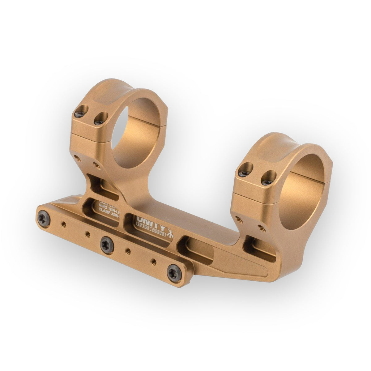 Lpvo Riser Unity Tactical FAST LPVO Scope Mount 34mm 2.05 Centerline FDE