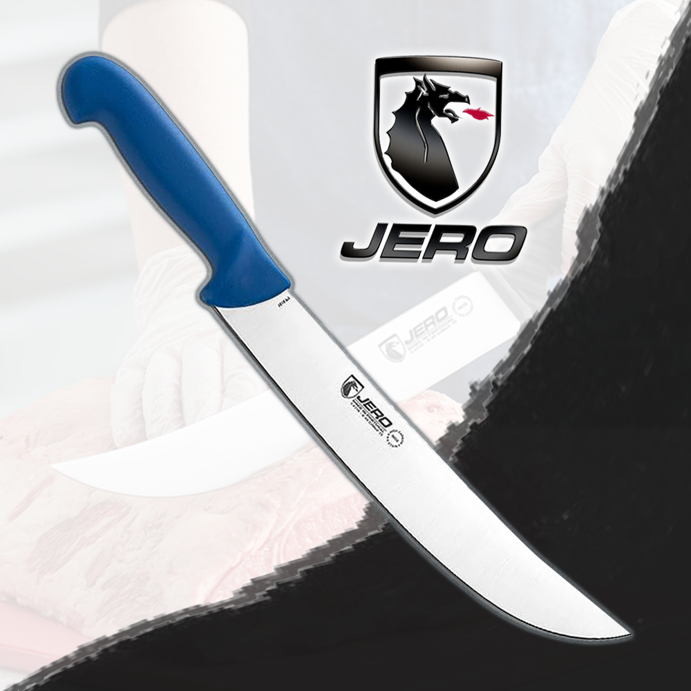 Jero Butcher Series P3 10" Cimeter Butcher Knife - German Stainless Steel - Polymer Handle