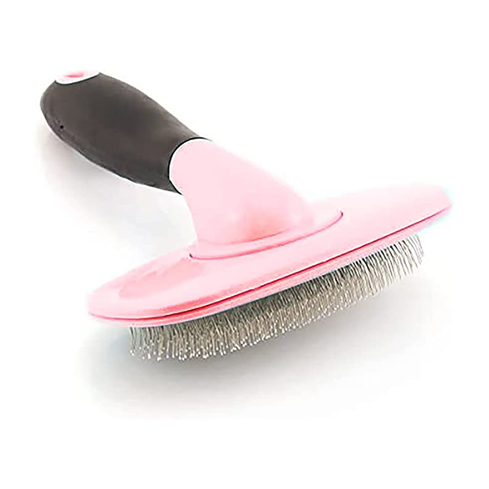 PETPAWJOY Dog Brush Gently Cleaning Pin Brush for Shedding Dog Hair Brush