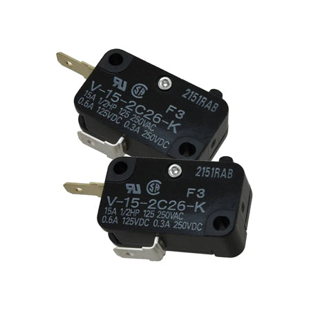 V-15-2C26-K (Pack of 2) Basic/Snap Action Switches Miniature Basic Switch