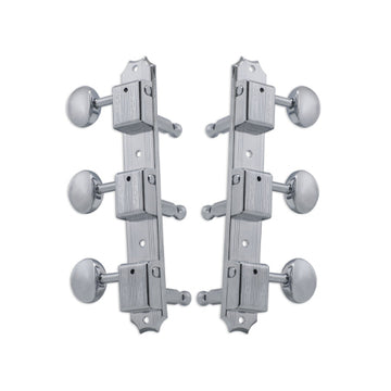 Vintage Horizontal Chrome Set 6 3 + 3 on Plate