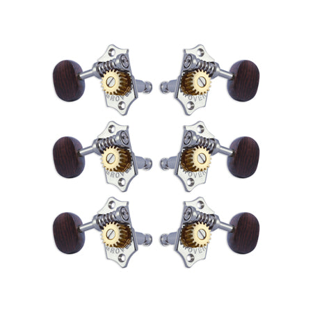 V97-18CA W/Rosewood Buttons, Chrome