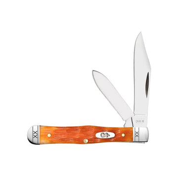 xx Swell Center Jack 35811 Jigged Cayenne Bone Stainless Pocket Knife