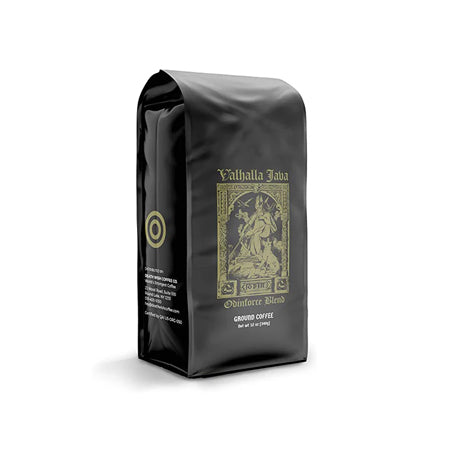 Death Wish Coffee Valhalla Java Dark Roast Grounds, 12 Oz