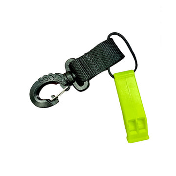 Safety Whistle w/Swivel Clip