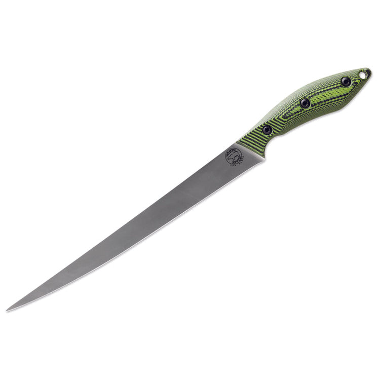 White River 10" Pro Fillet Knife - Green & Black G-10