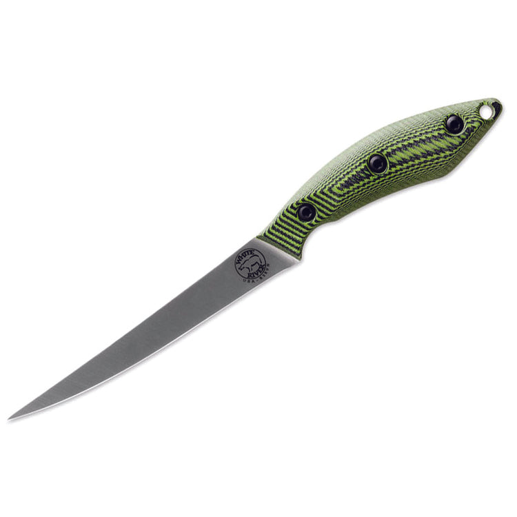White River 6" Pro Fillet Knife - Green & Black G-10
