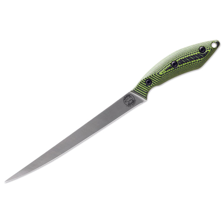 White River 8" Pro Fillet Knife - Green & Black G-10