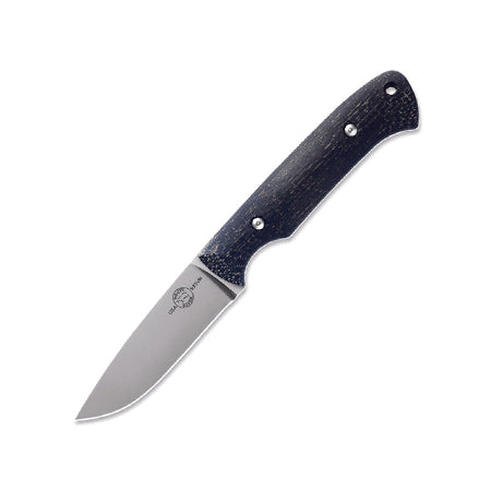 White River Hunter Fixed Blade - Blk Burlap Micarta