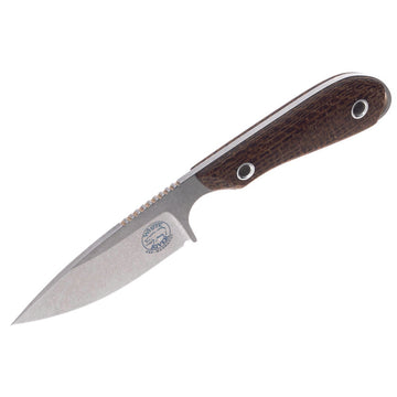White River M1 Caper - Natural Burlap Micarta - MagnaCut Blade