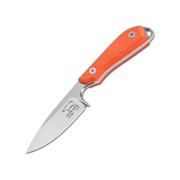 White River Knife & Tool Backpacker Pro Hunting Knife Orange G10 Handle WRM1-Pro-tor