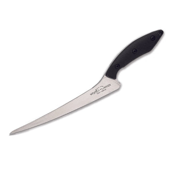 White River Step-Up Fillet Knife - Stonewashed, Black - Kydex Sheath