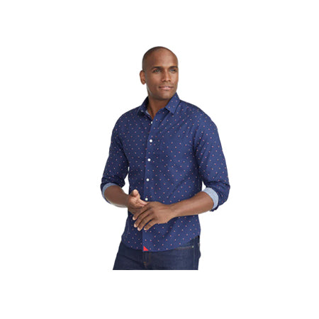 Wrinkle-Free Shirt with Sail Print