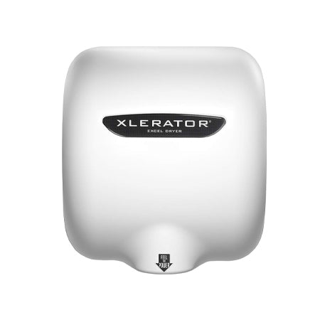 XLERATOR XL-BW8 White Polymer BMC Hand Dryer - 208V