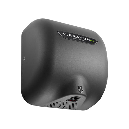 XL-GR-ECO-1.1N Hand Dryer Automatic, Surface-Mounted, Cast Cover, Textured Graphite Epoxy Paint, 208-277V
