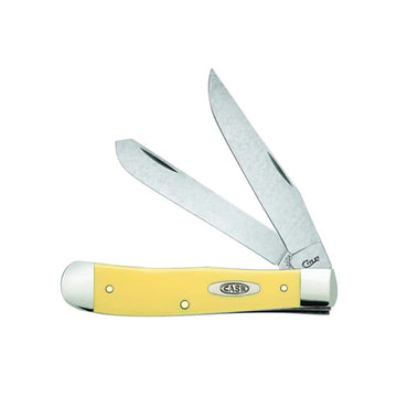 WR XX Pocket Knife Yellow Synthetic Trapper W/Clip Item