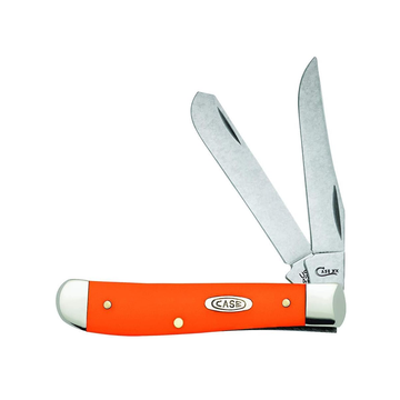 Pocket Knife Orange Synthetic Mini Trapper, Length Closed 3 1/2 Inch