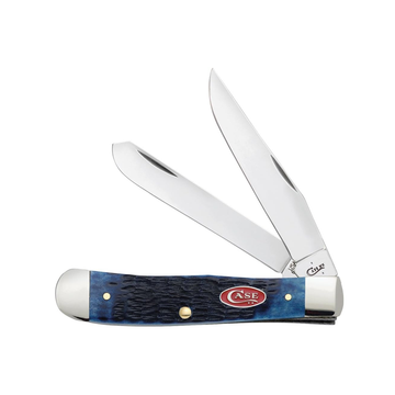 WR XX Pocket Knife Navy Blue Jigged Bone Trapper Item #7051 - (6254 SS) -