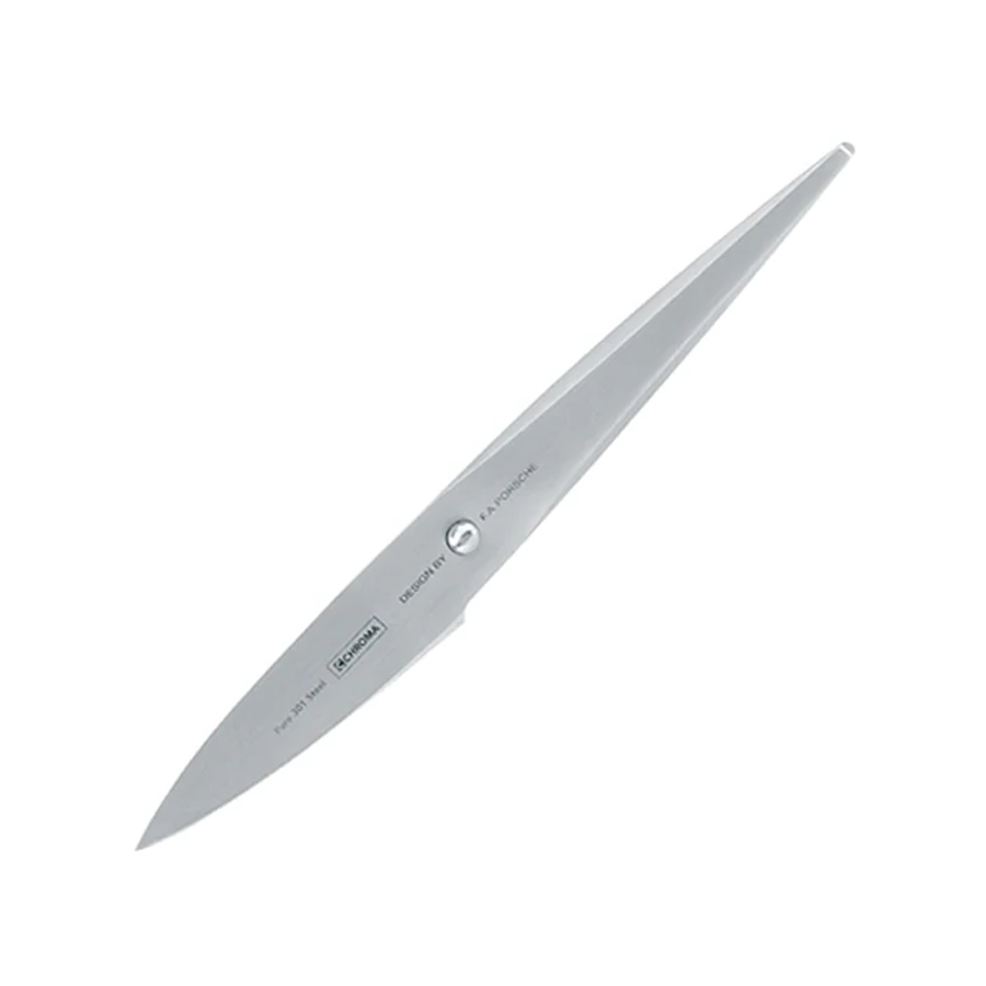 Chroma 3-1/4-Inch Paring Knife for Fruits Vegetables Hand-sharpened Japanese 301 Steel Blade Stays Incredibly Sharp