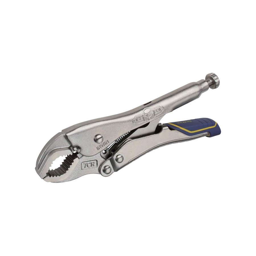 VISE-GRIP Locking Pliers, 7-Inch Fast Release Curved Jaw (IRHT82574)