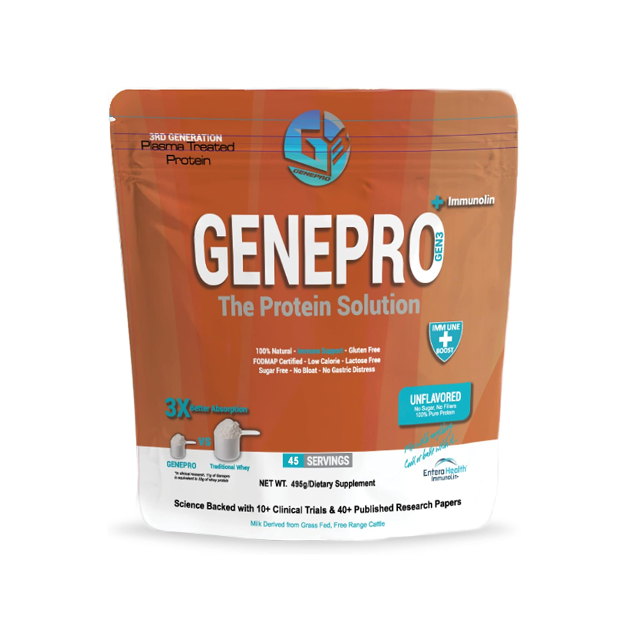 GENEPRO Protein: 45 Servings, Premium Protein for Absorption,