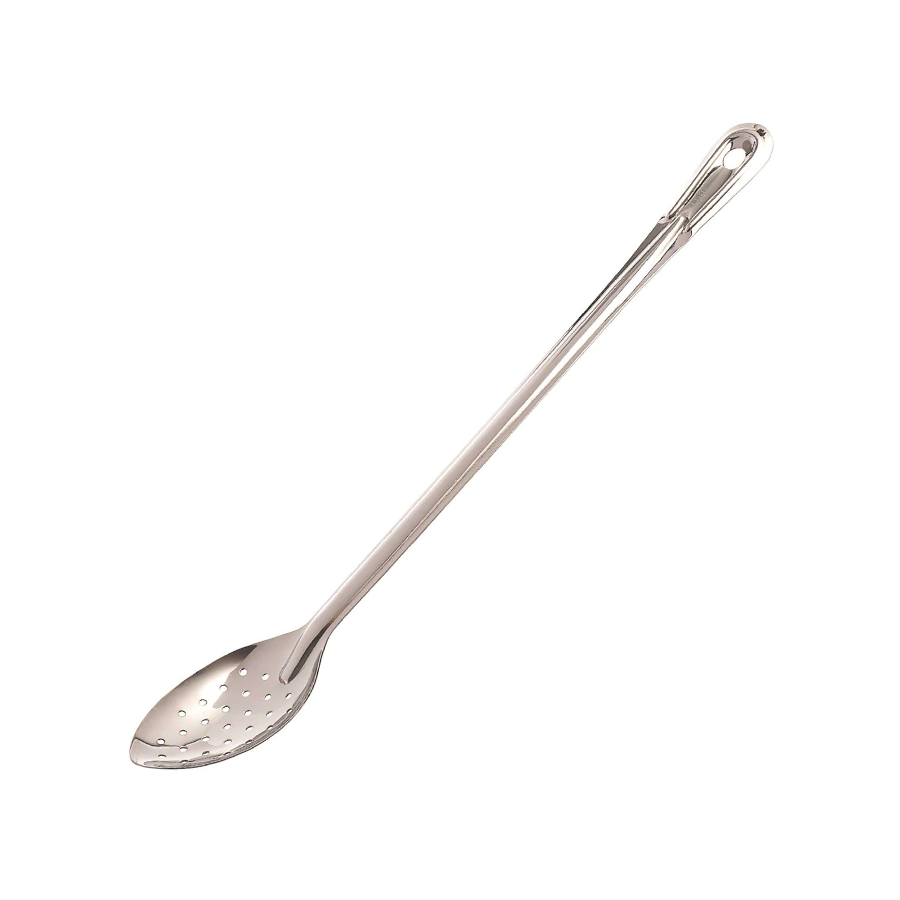 Browne 18" Extra-Long Handled Perforated Serving Spoon