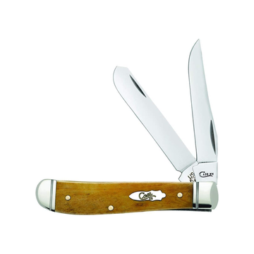 Pocket Knife Smooth Antique Bone Mini Trapper Item #58188