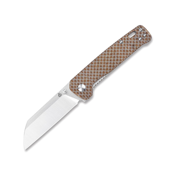 Penguin Pocket Knife,D2 blade,Various Handle Option (brown texture micarta)
