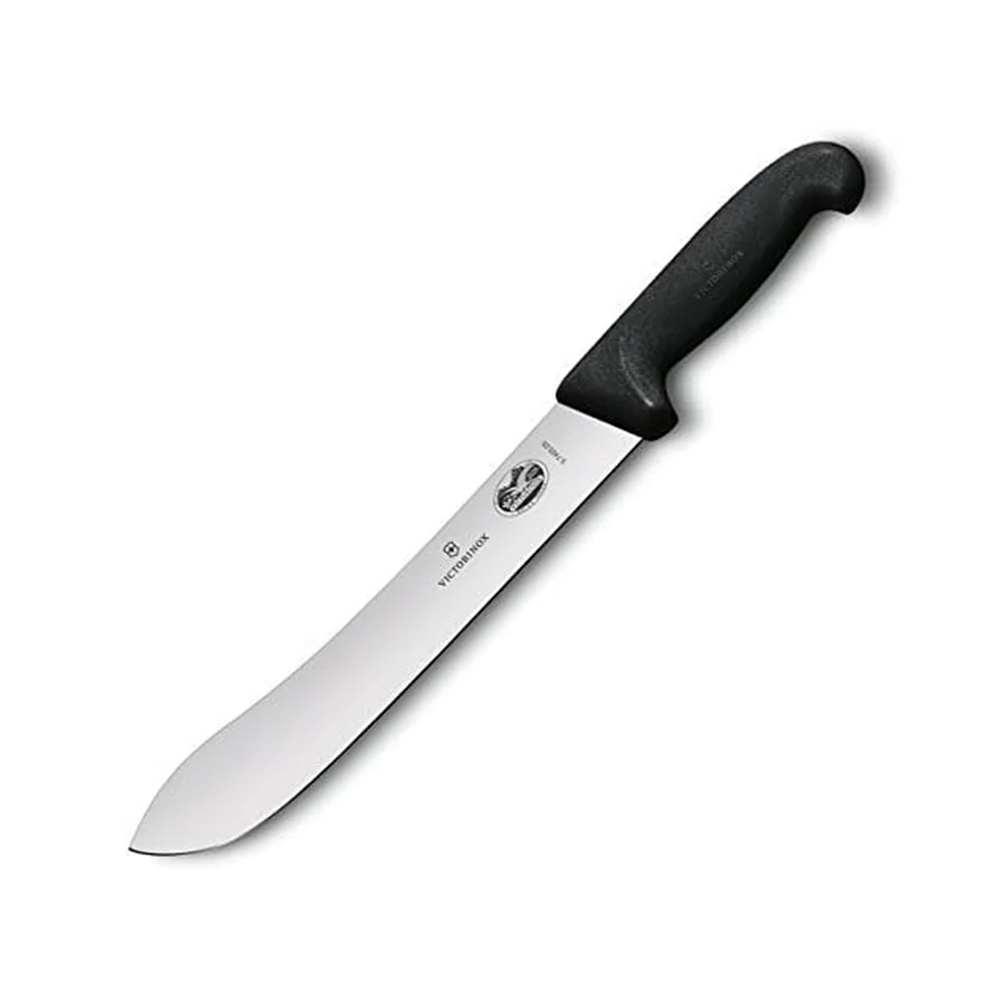 Butcher Knife with 7" Blade and Black Fibrox Handle