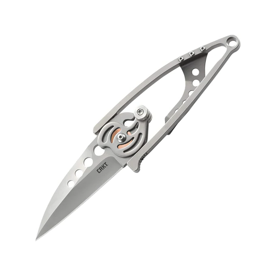 CRKT Snap Lock Folding Pocket Knife: keletonized Handle 5102N