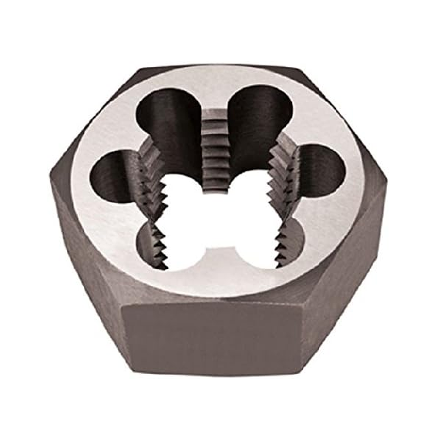 Alfa Tools CSRTD70698L 10-32 Left Hand Rethreading Hex Die Carbon Steel