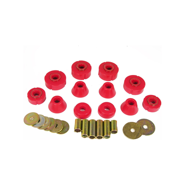 Prothane (7-101) 67-72 Chevy C10 Body Mount Kit - Red