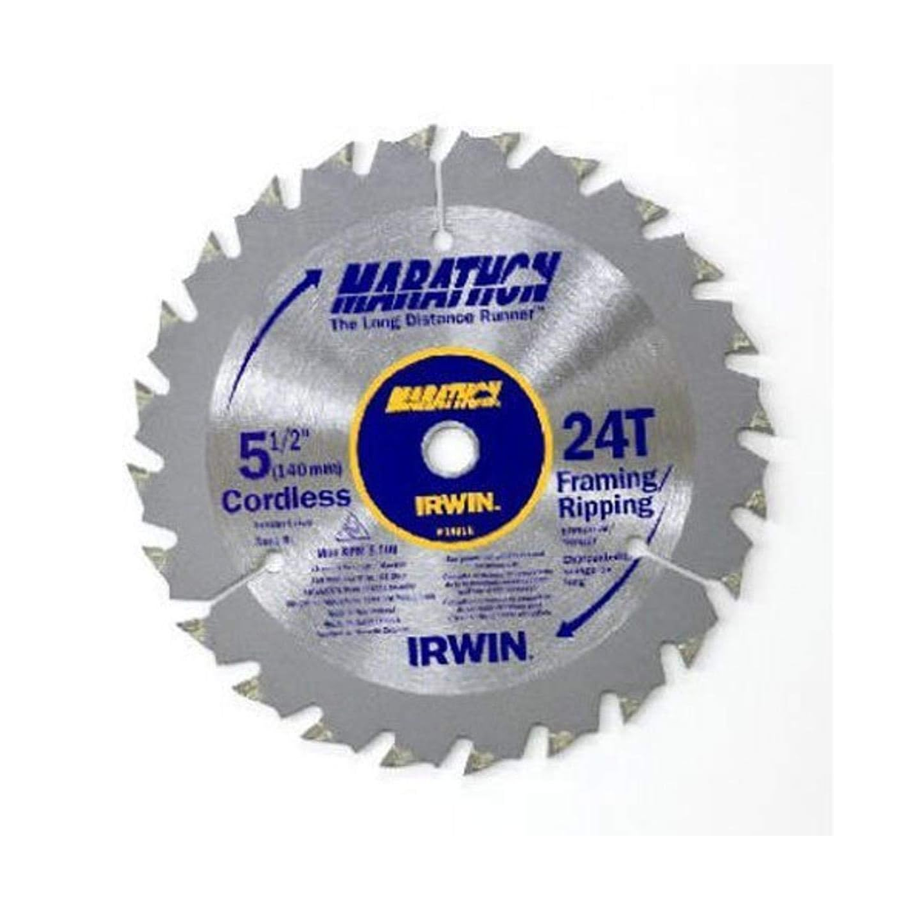 Carbide Cordless Circular Saw Blade, 5 1/2-Inch, 24T Carded