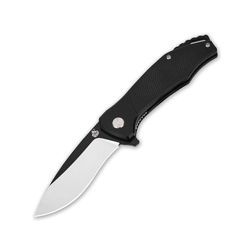 Flipper Folding Pocket Knife, D2 Blade G10 handle  (BLACK)