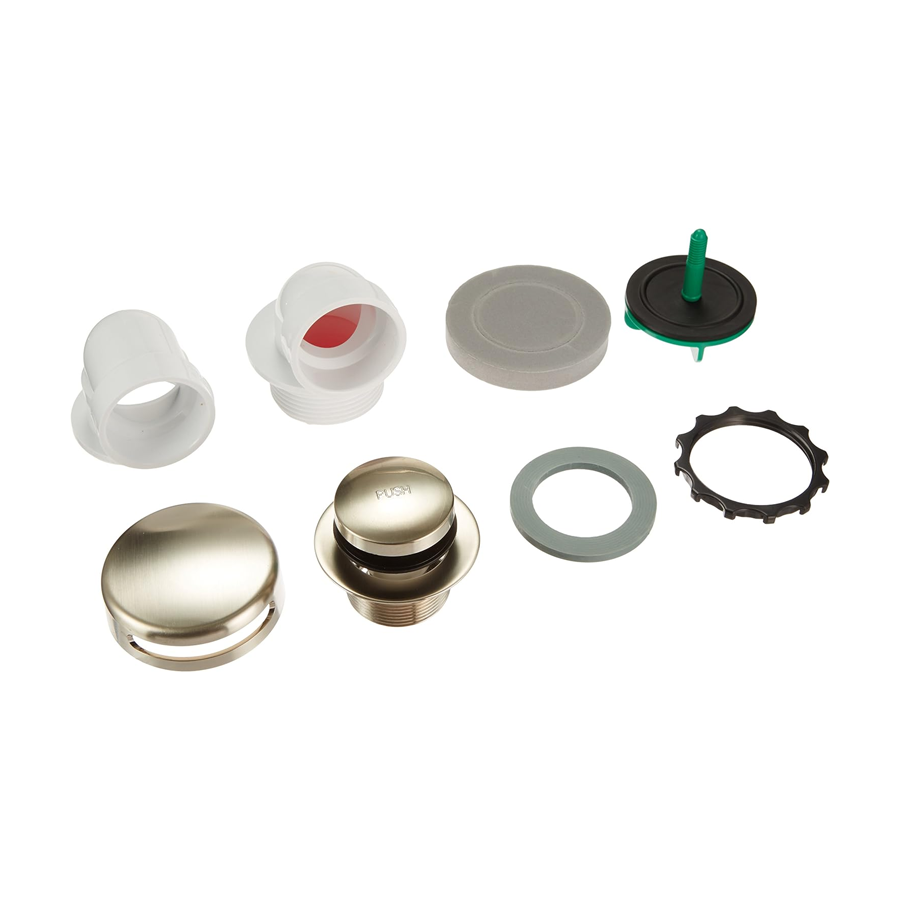 Innovator Foot Actuated Half Kit, Brushed Nickel