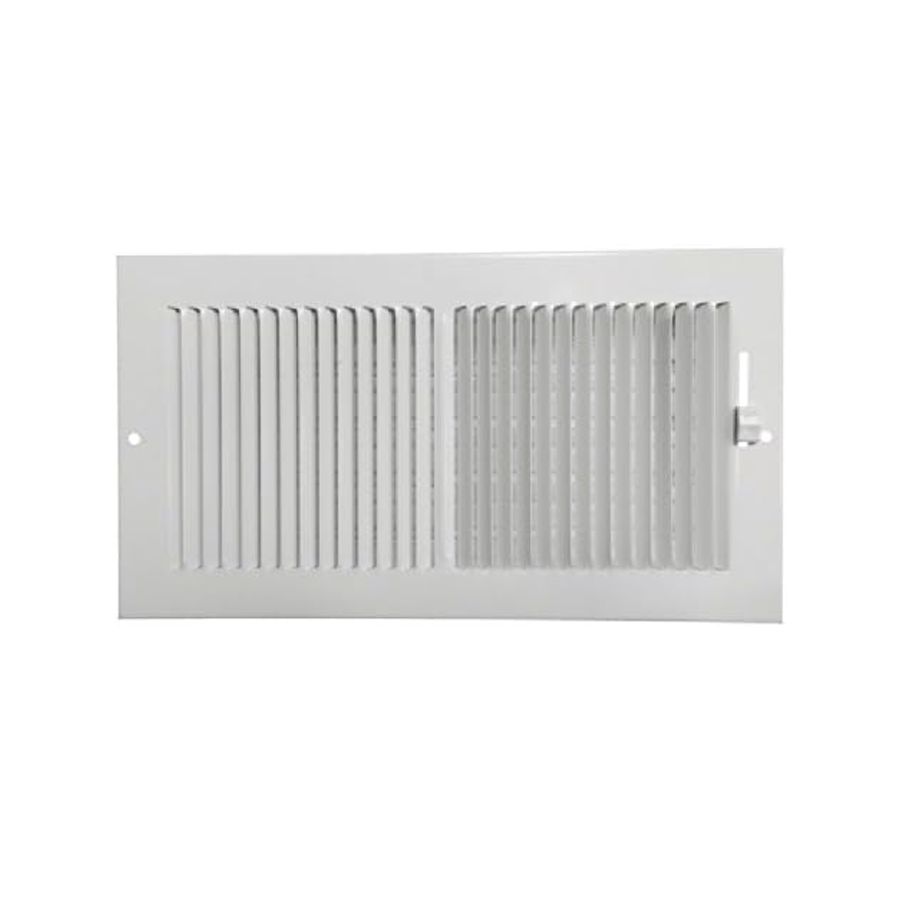 10" x 5" White Ceiling or Sidewall Register
