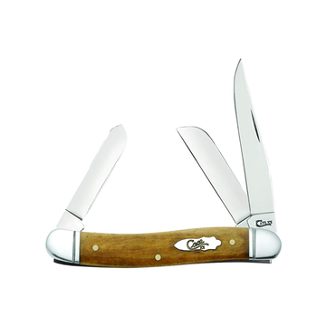 Pocket Knife Smooth Antique Bone Medium Stockman Item #58185