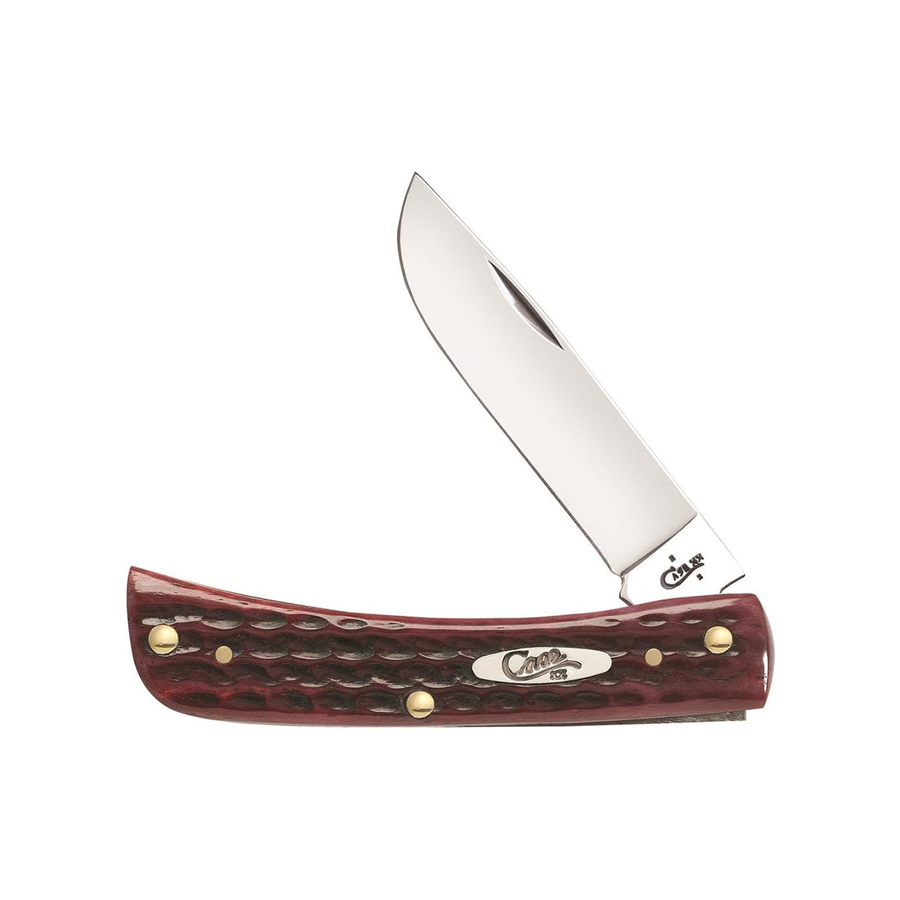 Pocket Knife Pocket Worn Old Red Bone Sod Buster