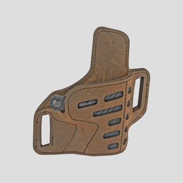 Compound Holster - Outside The Waistband - Forward Cant - Brown - Size 365, one Size