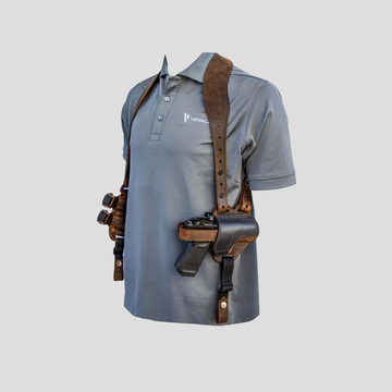 Shoulder Holster W/Double Mag Pouch - Gun Size 1