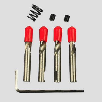 McJ Tools 4pack Pilot Drill Bits for Metal Hole Cutters