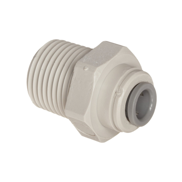 PI011224S  Acetal Copolymer Tube Fitting, Straight Adaptor