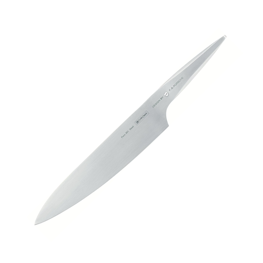 Chroma 10 Inch Type 301 Designed By F.A. Porsche Chef Knife P01, Silver