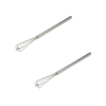 SBW10 Stainless Steel Bar Whisk, Square, 10 1/2-Inches (Тwo Рack)